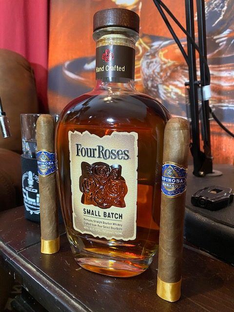 Four Roses Small Batch and the Espinosa Habano No5.